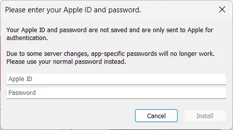 input apple id