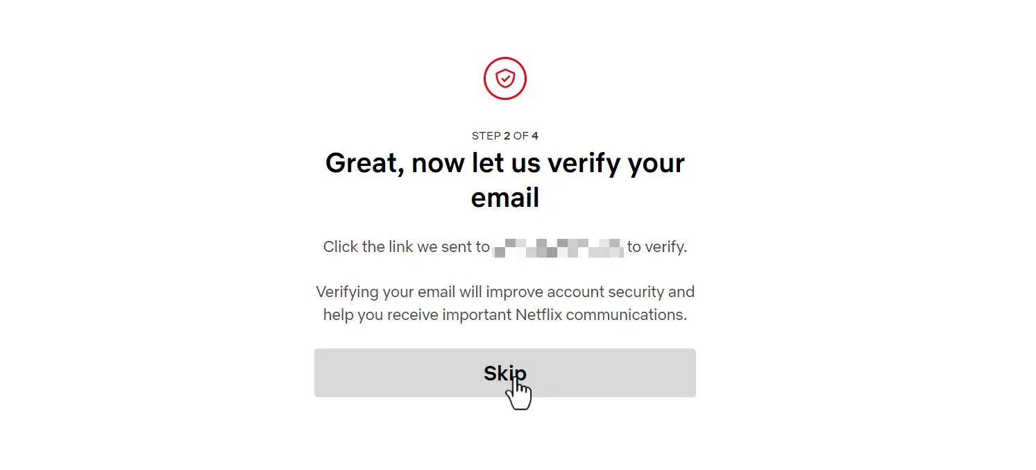 verify email