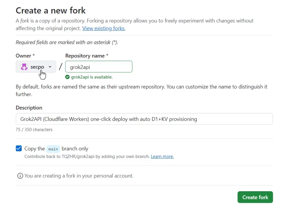 create-new-fork