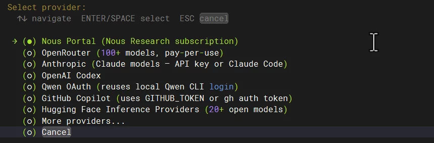 hermes-agent-model-setup